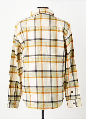 Chemise manches longues poches beige IRON AND RESIN homme