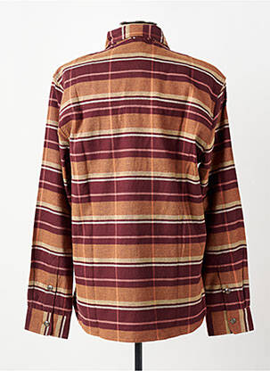 Chemise manches longues imprimé fantaisie marron IRON AND RESIN homme