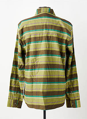 Chemise manches longues imprimé fantaisie vert IRON AND RESIN homme