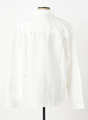 Chemise manches longues coupe droite blanc DAYTONA homme