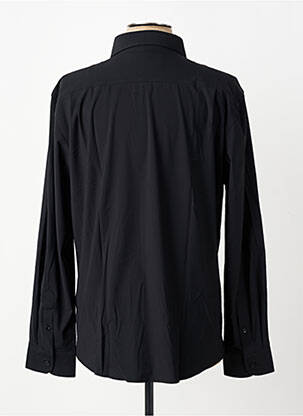 Chemise manches longues coupe droite noir DAYTONA homme
