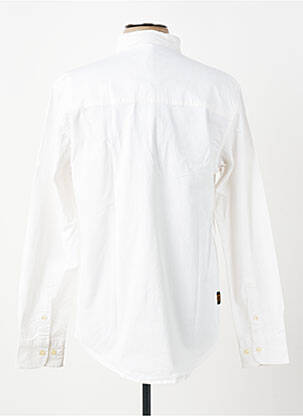Chemise manches longues manches longues blanc DAYTONA homme