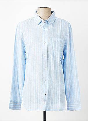 Chemise manches longues imprimé fantaisie bleu IRON AND RESIN homme