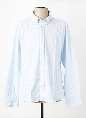 Chemise manches longues imprimé fantaisie bleu DAYTONA homme