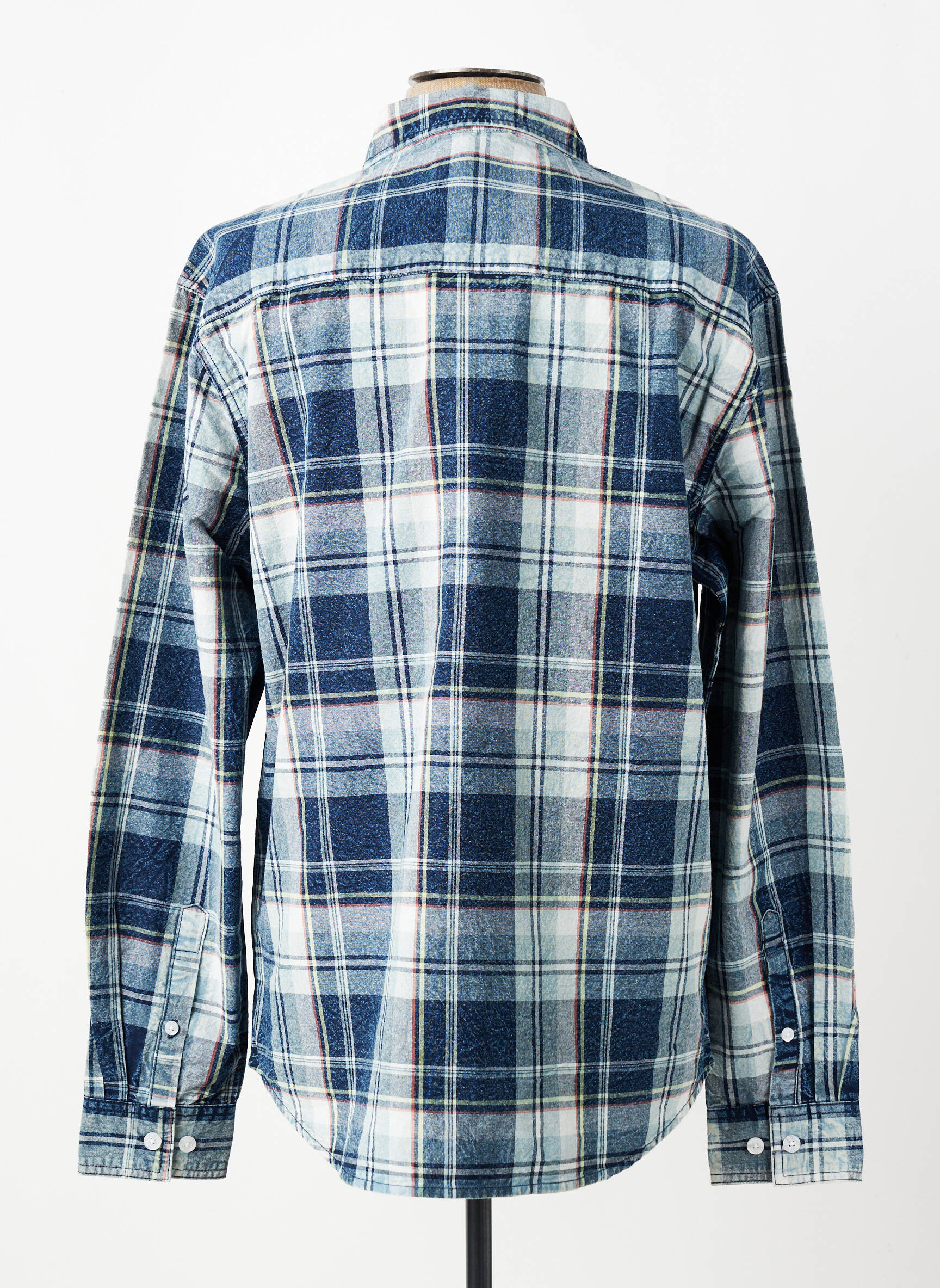 Chemise manches longues imprimé fantaisie bleu DAYTONA homme