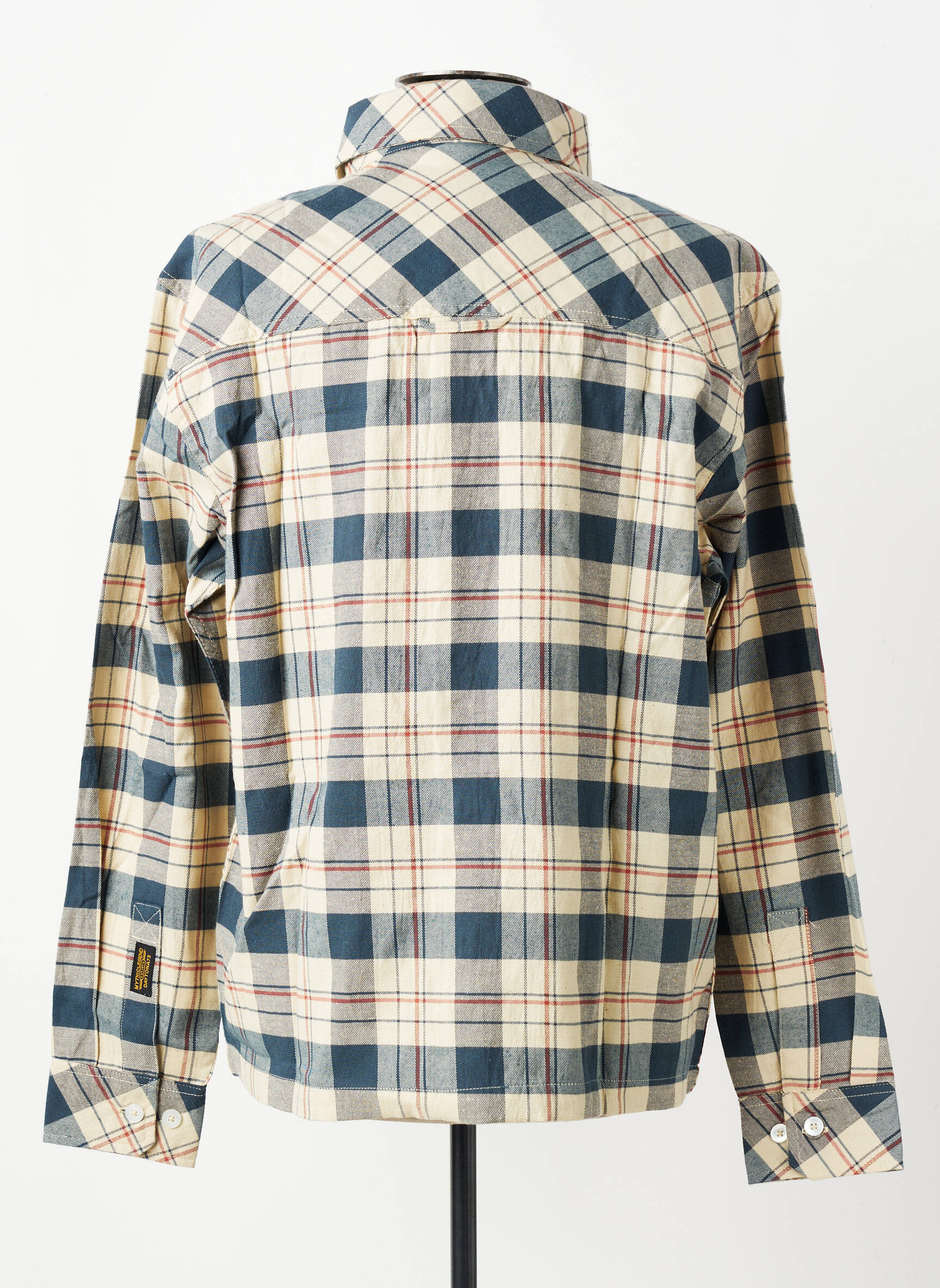Chemise manches longues imprimé fantaisie bleu DAYTONA homme