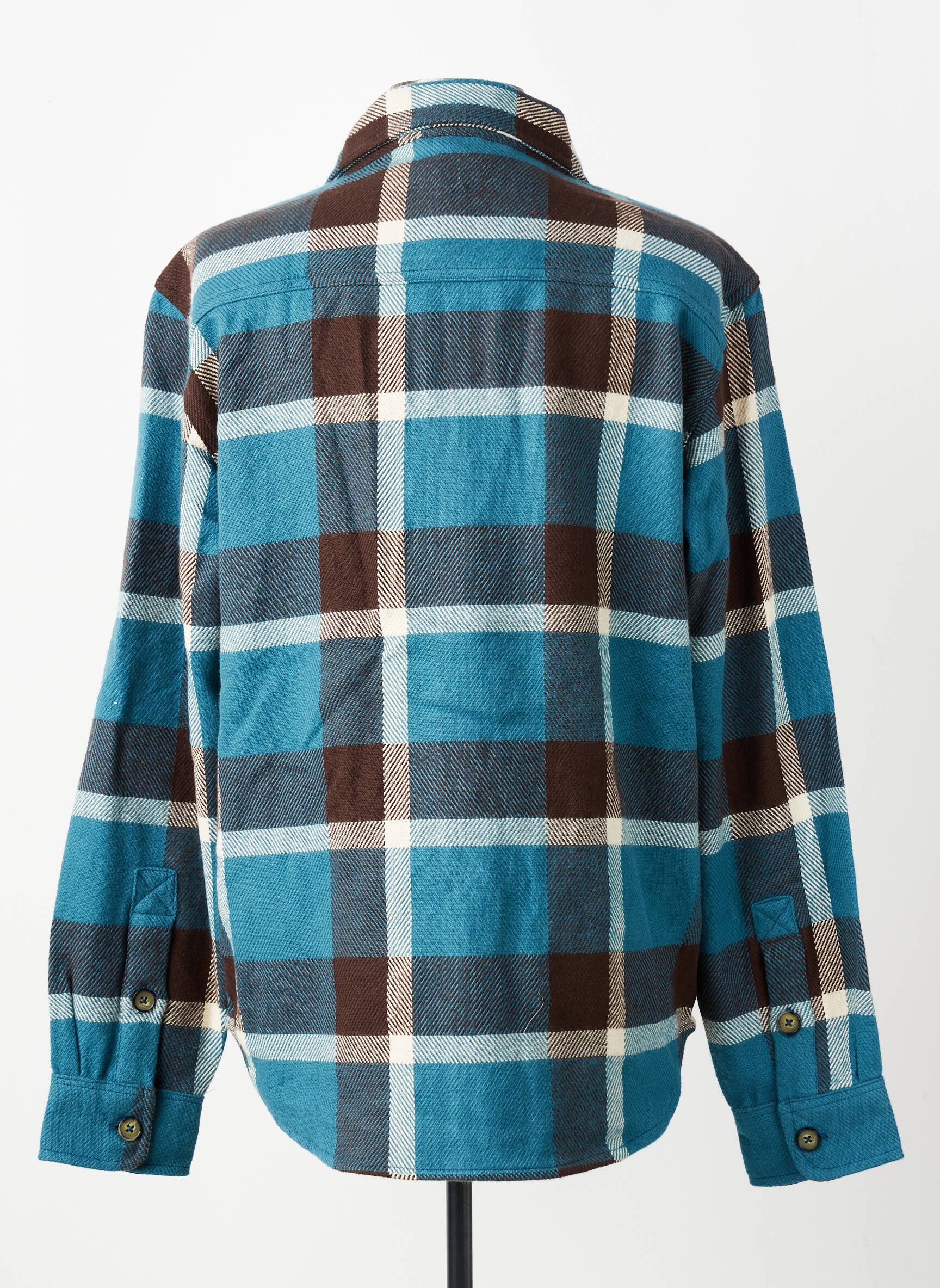 Chemise manches longues poches bleu IRON AND RESIN homme