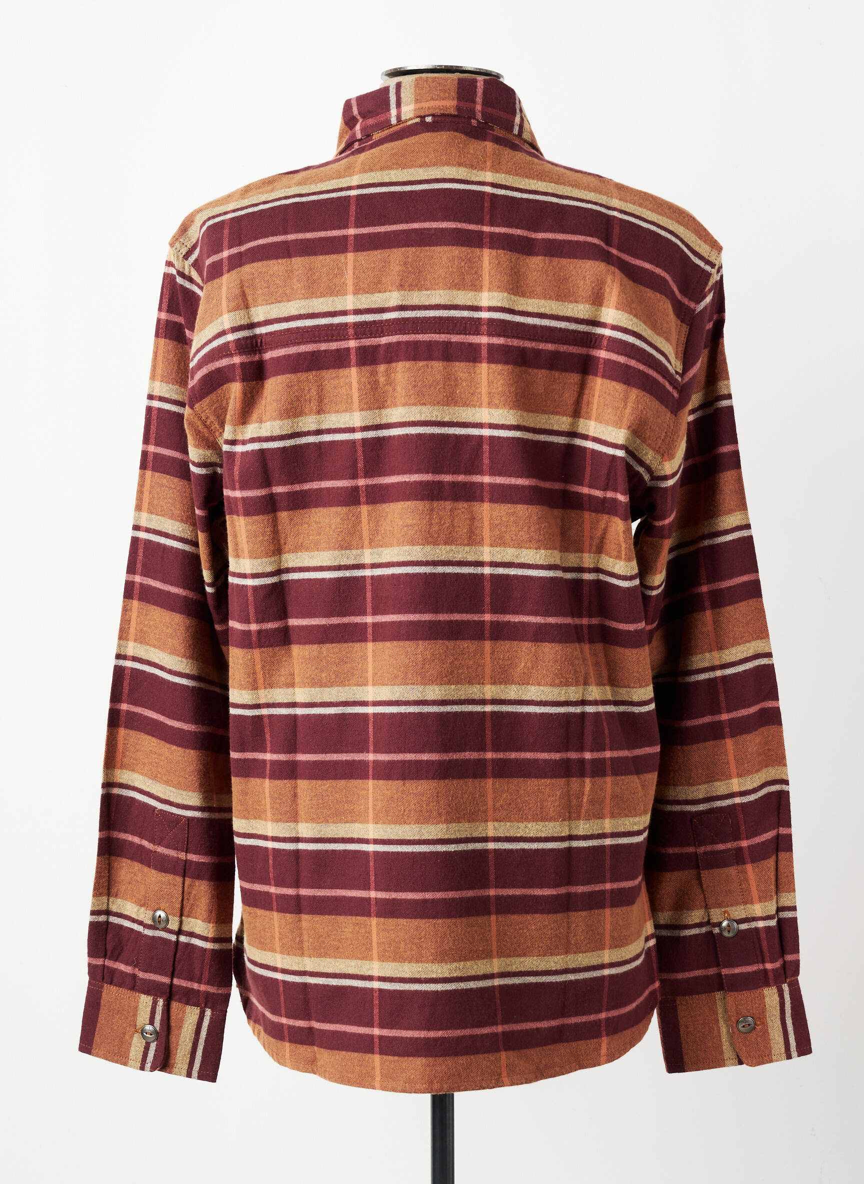 Chemise manches longues imprimé fantaisie marron IRON AND RESIN homme
