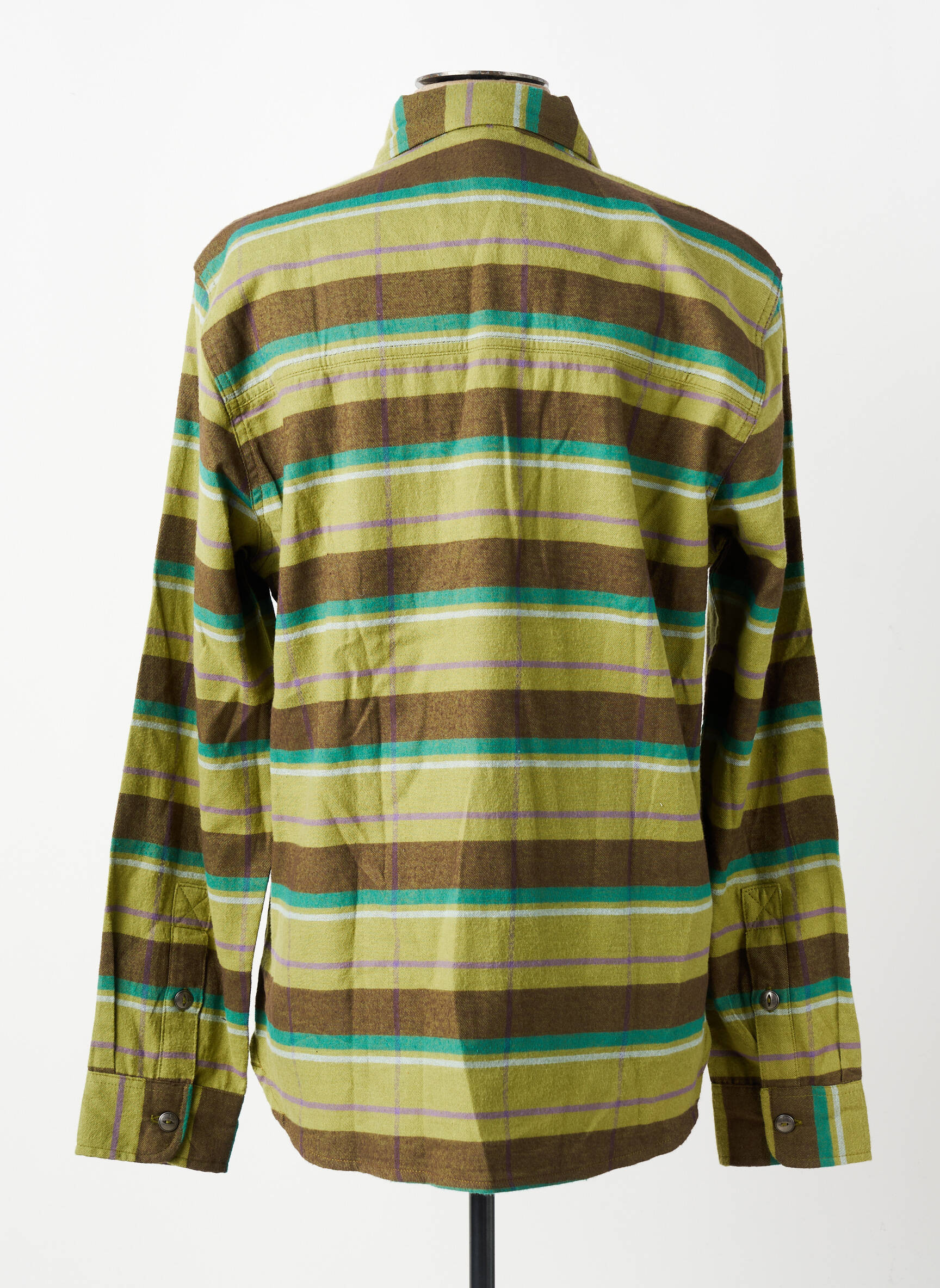 Chemise manches longues imprimé fantaisie vert IRON AND RESIN homme