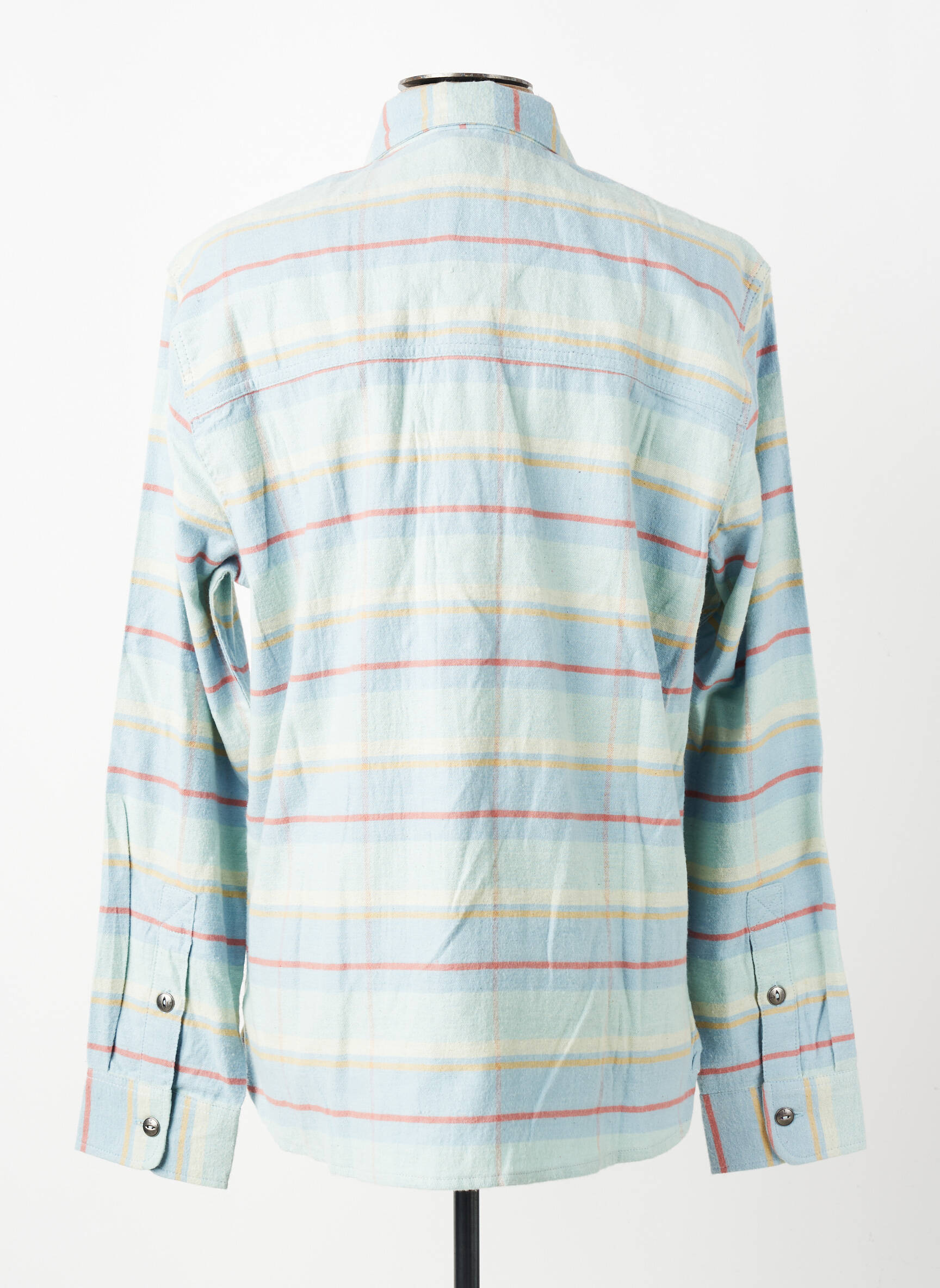 Chemise manches longues imprimé fantaisie bleu IRON AND RESIN homme