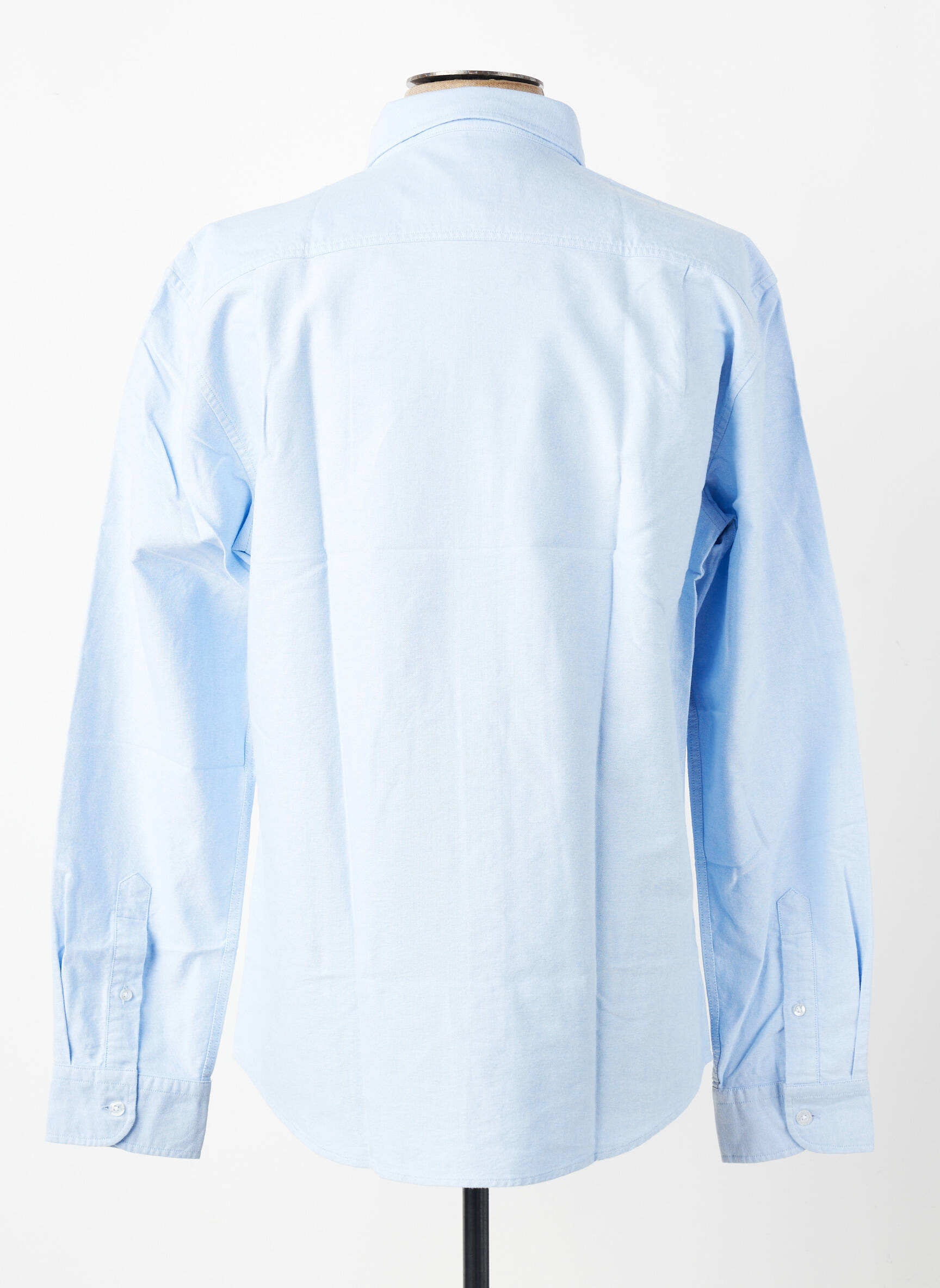 Chemise manches longues coupe droite bleu DAYTONA homme