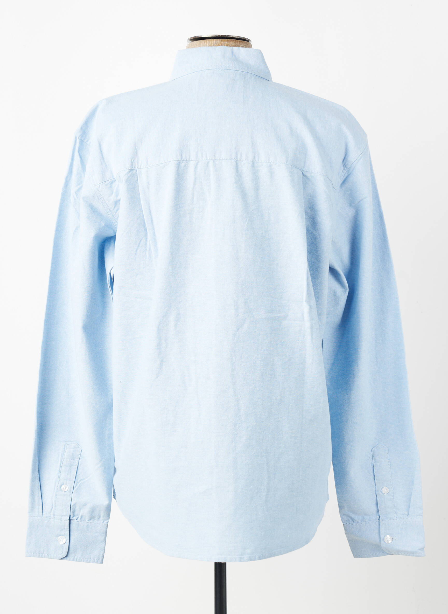 Chemise manches longues coupe droite bleu DAYTONA homme
