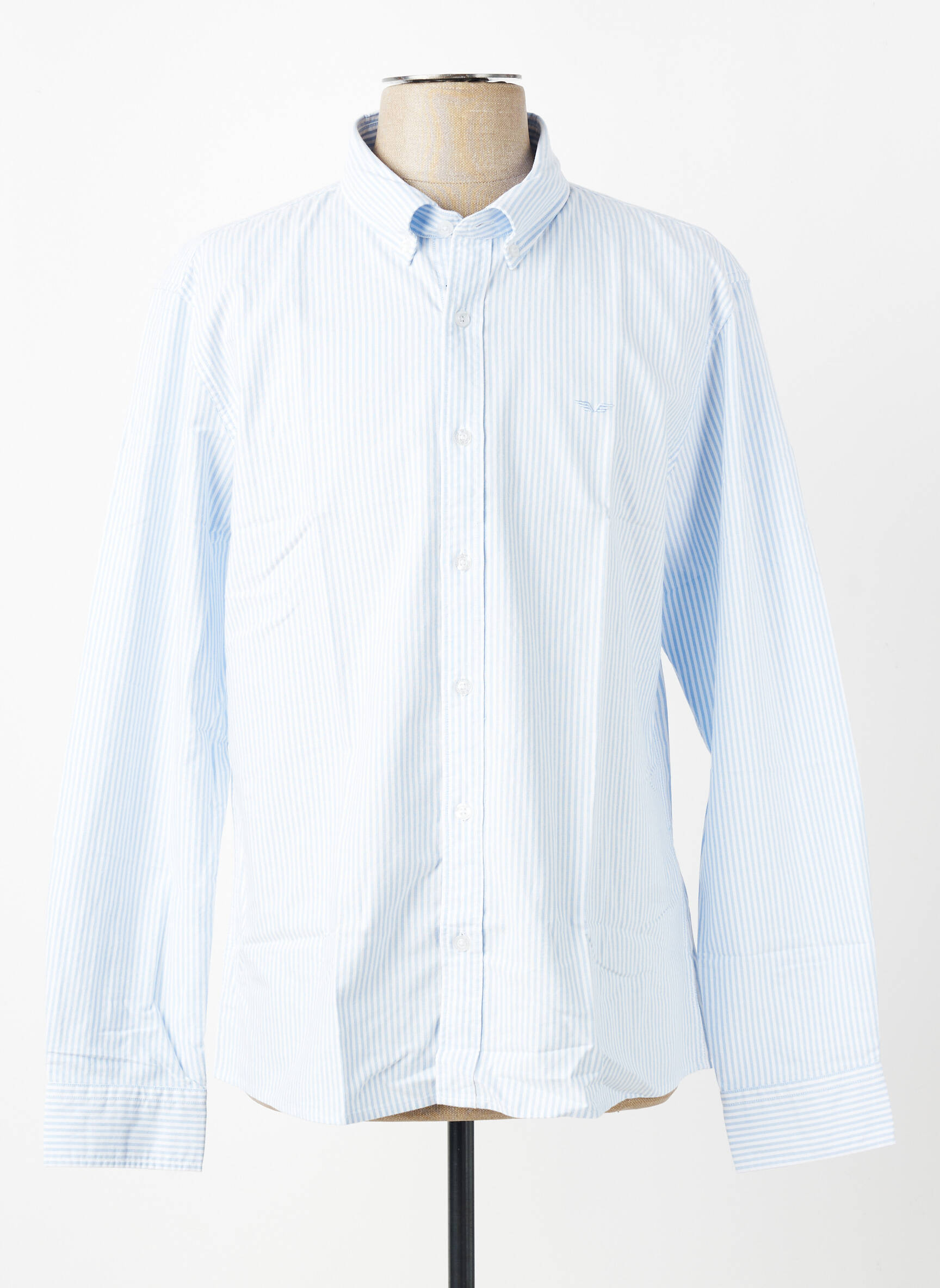 Chemise manches longues imprimé fantaisie bleu DAYTONA homme