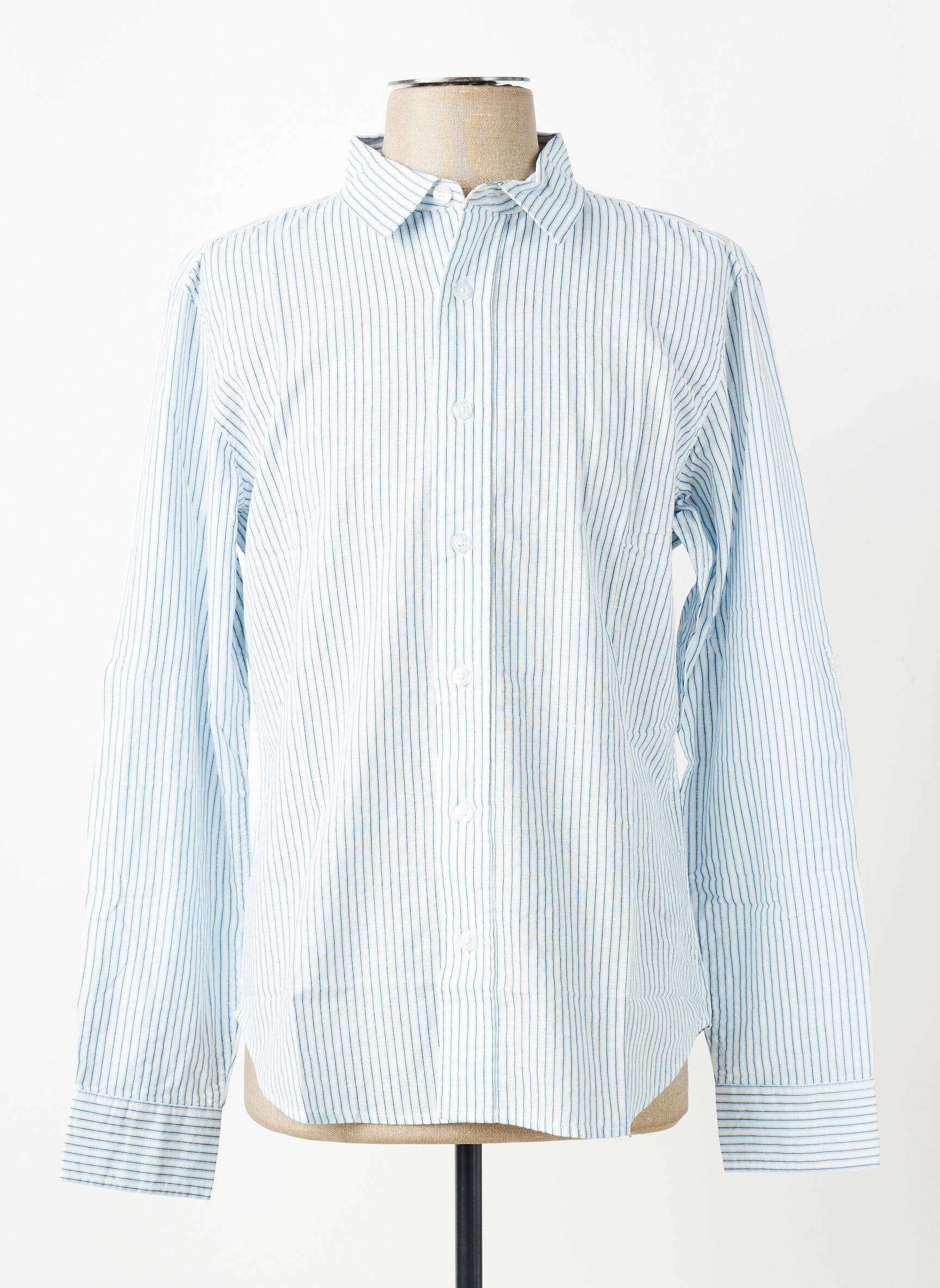 Chemise manches longues imprimé fantaisie bleu DAYTONA homme