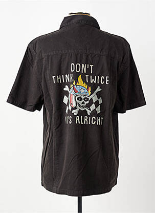 Chemise manches courtes poches gris IRON AND RESIN homme