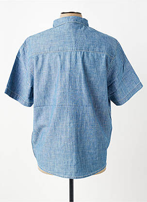 Chemise manches courtes poches bleu DAYTONA homme
