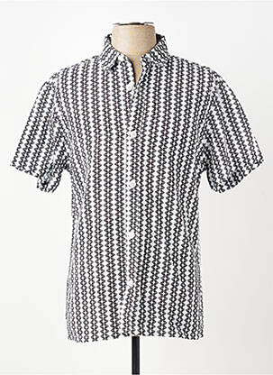 Chemise manches courtes poches blanc DAYTONA homme