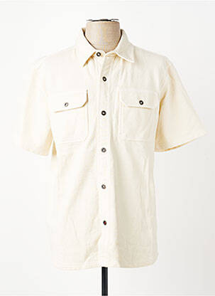 Chemise manches courtes poches beige IRON AND RESIN homme