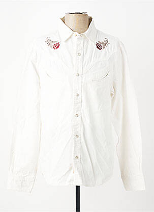 Chemise manches longues poches beige IRON AND RESIN homme