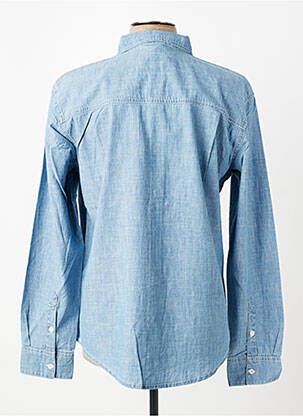 Chemise manches longues coupe cintrée bleu DAYTONA homme
