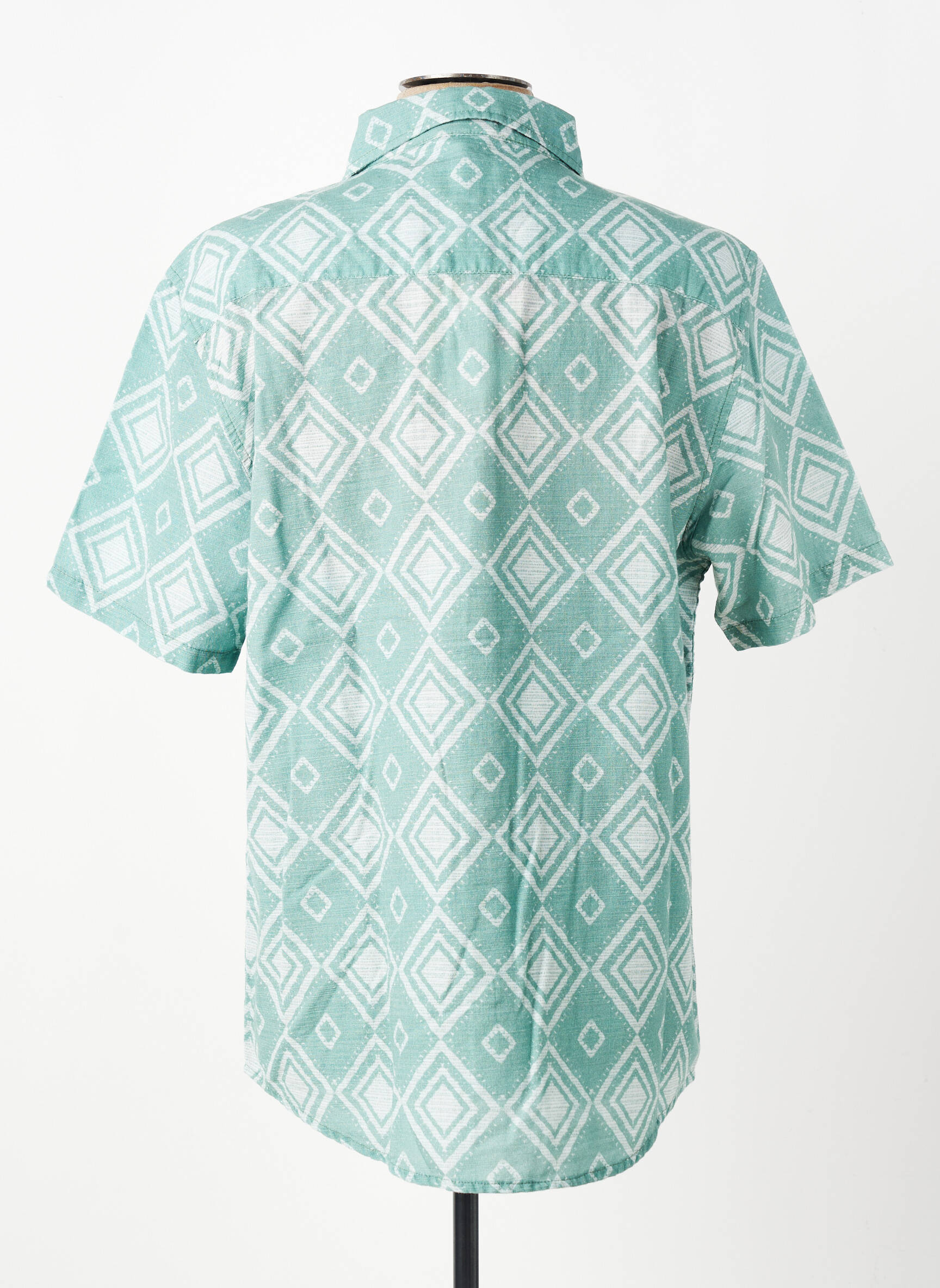 Chemise manches courtes poches vert IRON AND RESIN homme