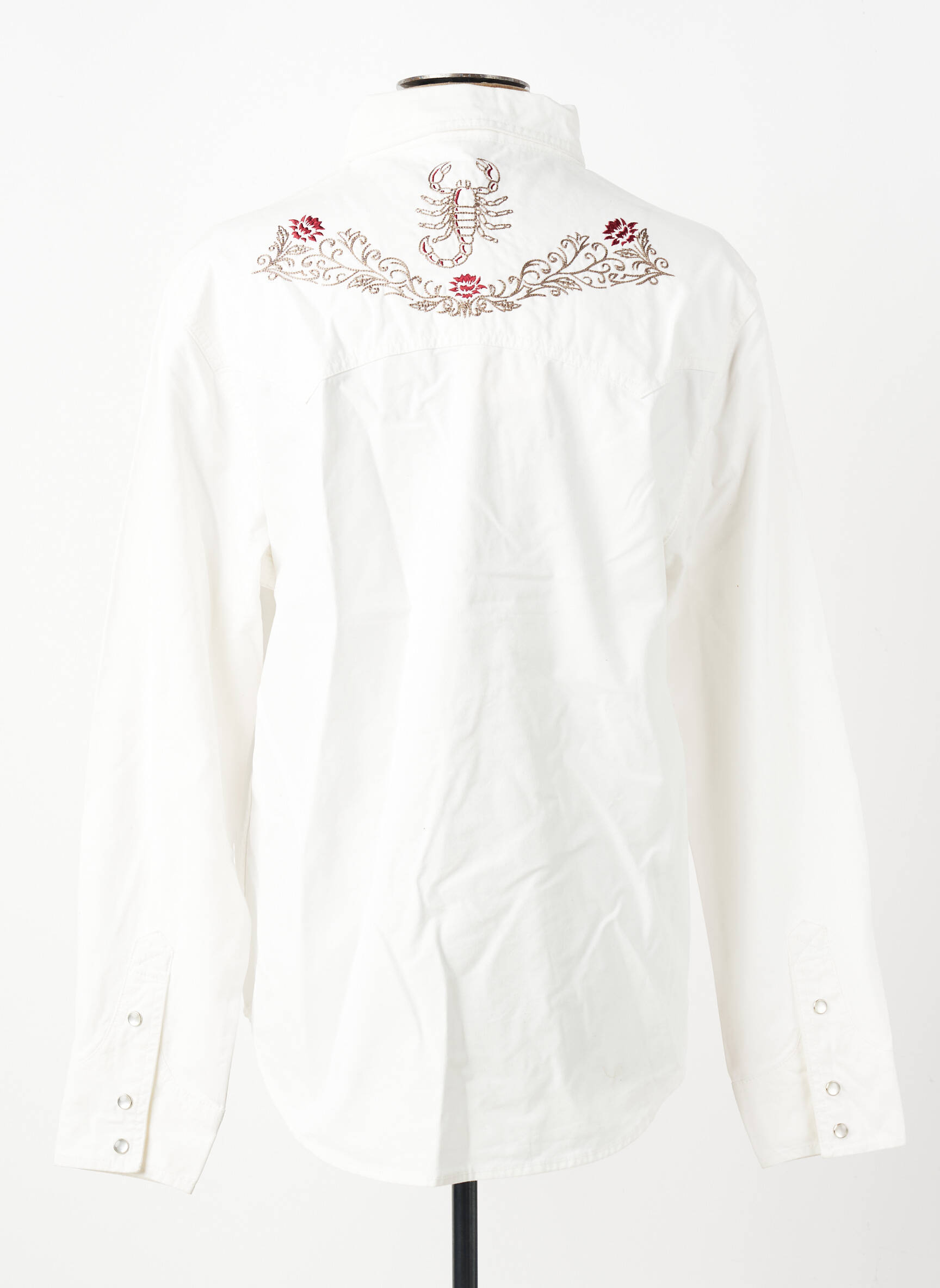 Chemise manches longues poches beige IRON AND RESIN homme