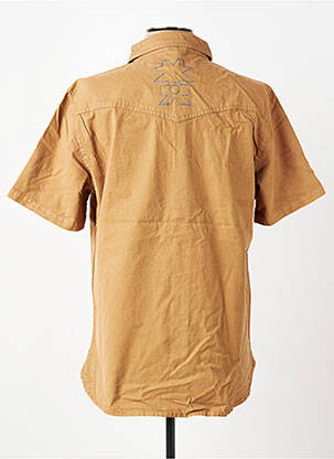Chemise manches courtes poches beige IRON AND RESIN homme