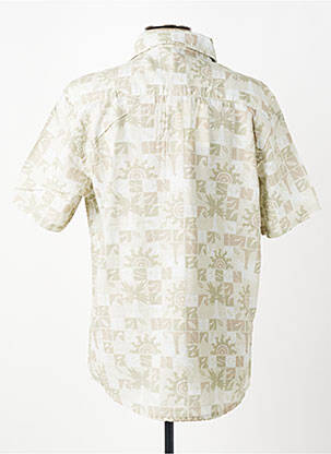 Chemise manches courtes imprimé fantaisie vert IRON AND RESIN homme
