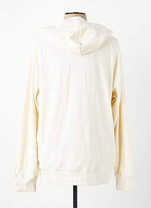 Sweat-shirt à capuche poches manches longues beige IRON AND RESIN homme