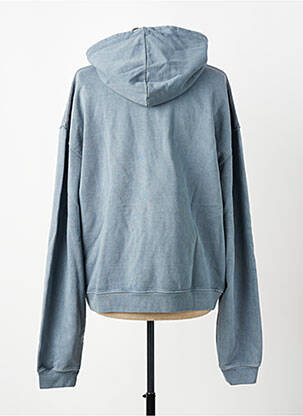 Sweat-shirt à capuche stretch manches longues bleu DAYTONA homme