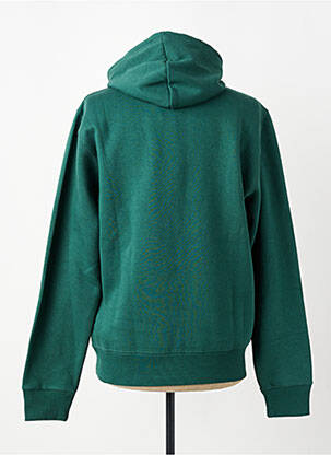 Sweat-shirt à capuche poches manches longues vert DAYTONA homme