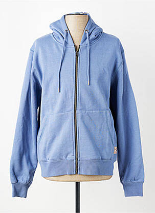 Veste casual resserrée sur le bas bleu IRON AND RESIN homme