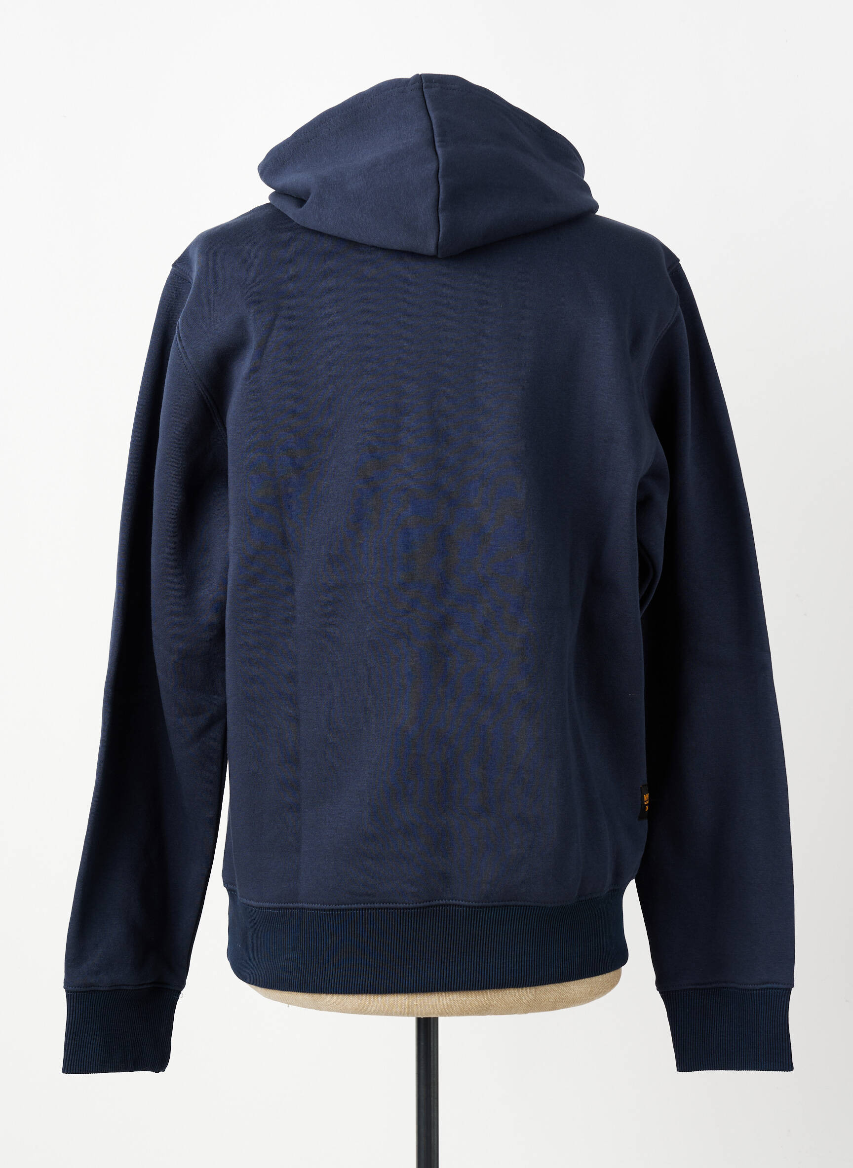 Sweat-shirt à capuche poches manches longues bleu DAYTONA homme
