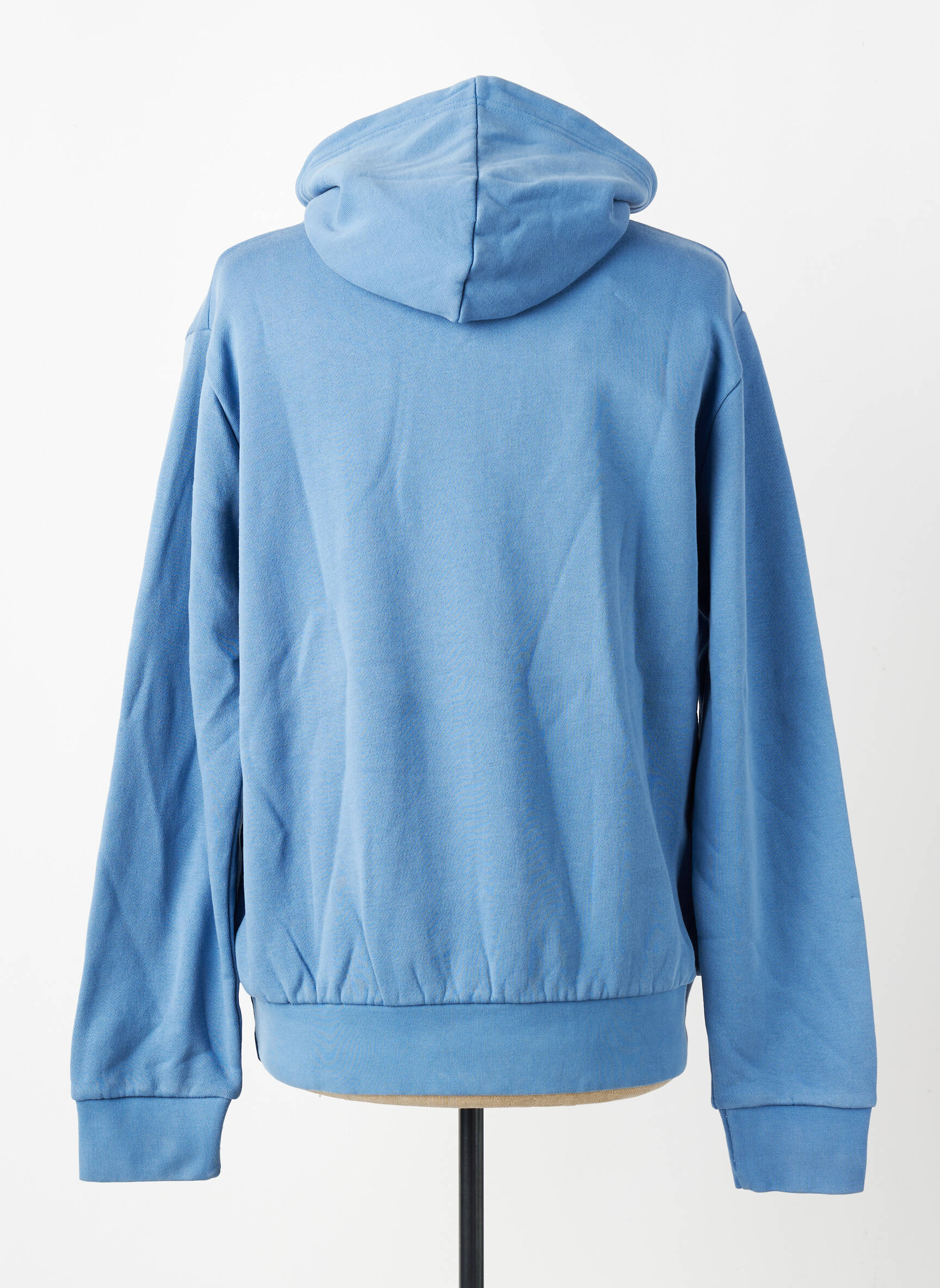 Sweat-shirt à capuche maille opaque manches longues bleu IRON AND RESIN homme