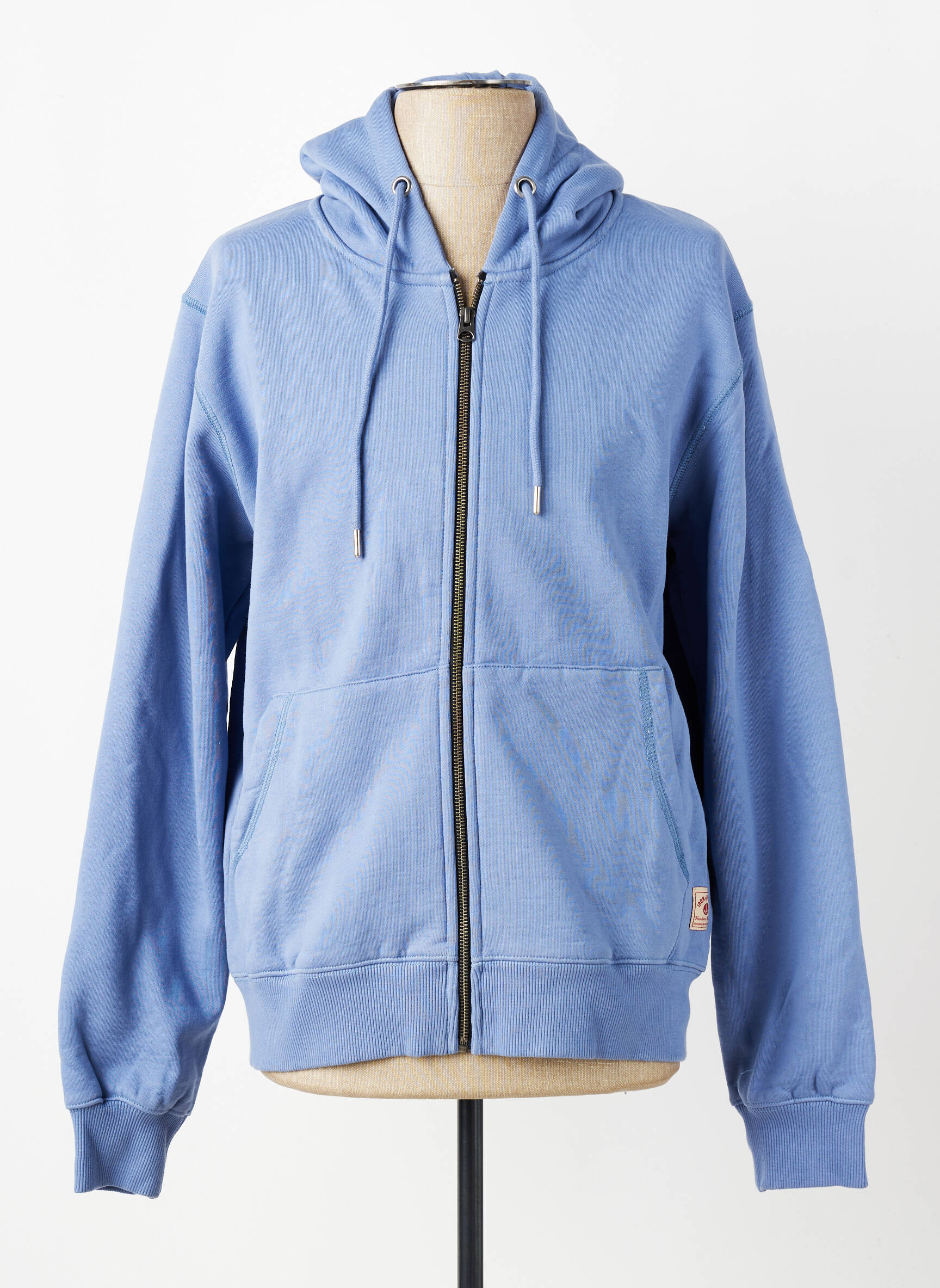 Veste casual resserrée sur le bas bleu IRON AND RESIN homme