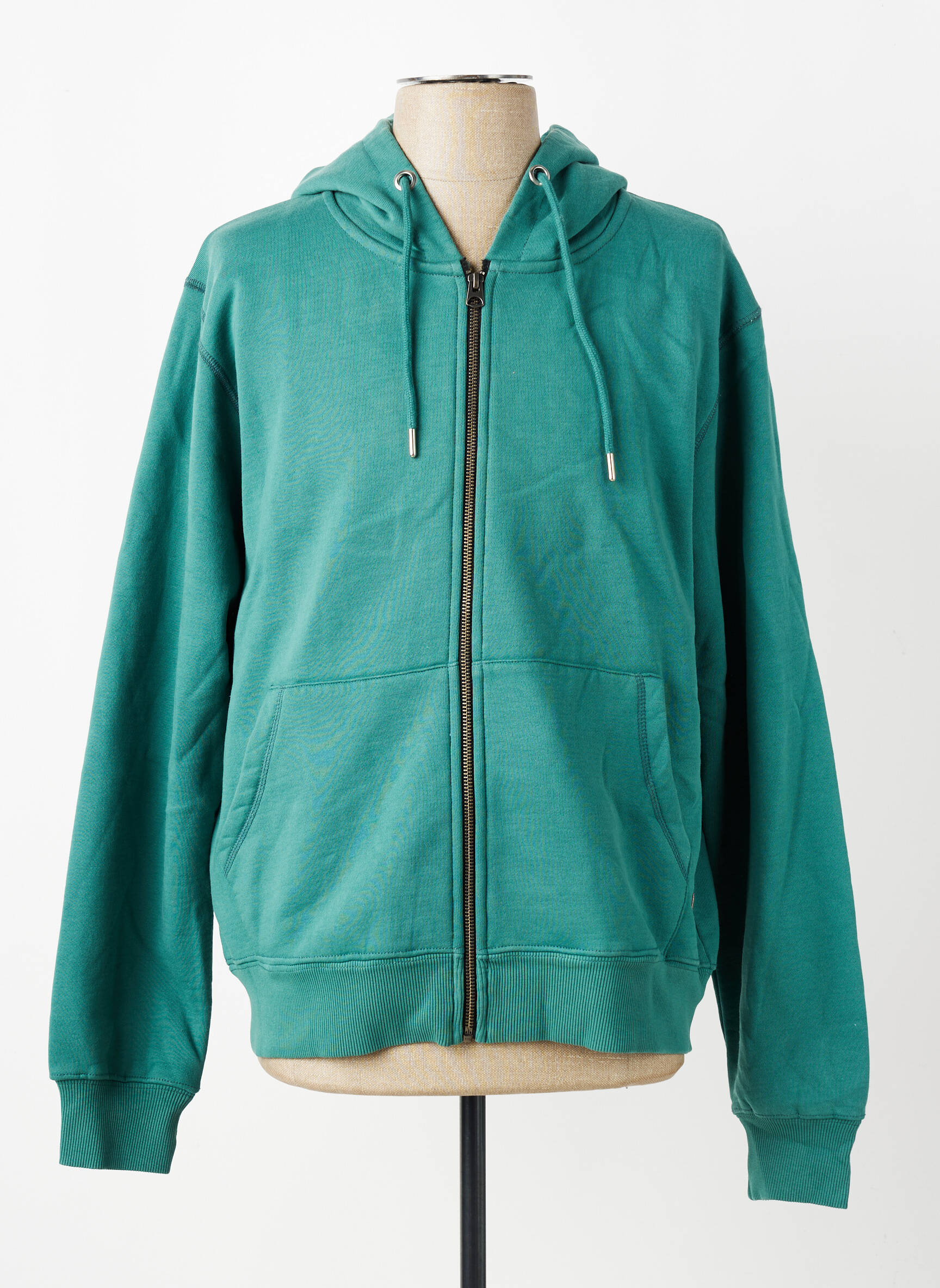 Veste casual resserrée sur le bas vert IRON AND RESIN homme