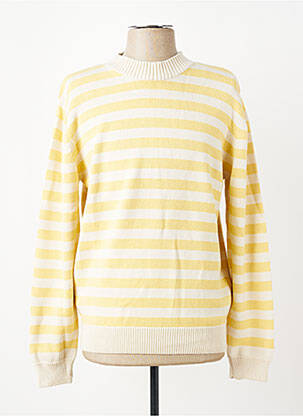 Pull col rond manches longues jaune IRON AND RESIN homme