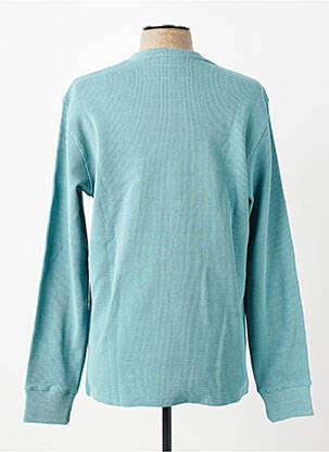T-shirt coupe droite manches longues bleu IRON AND RESIN homme