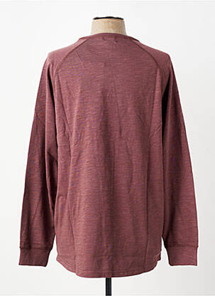 T-shirt coupe droite manches longues marron IRON AND RESIN homme