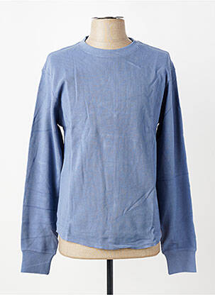 T-shirt coupe droite manches longues bleu IRON AND RESIN homme