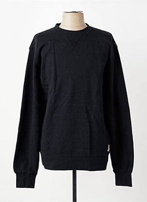 Sweat-shirt manches longues manches longues noir IRON AND RESIN homme