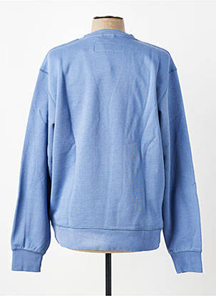 Sweat-shirt manches longues manches longues bleu IRON AND RESIN homme