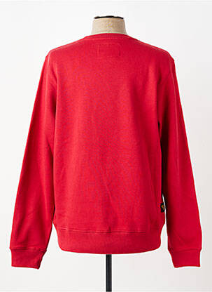Sweat-shirt manches longues manches longues rouge DAYTONA homme