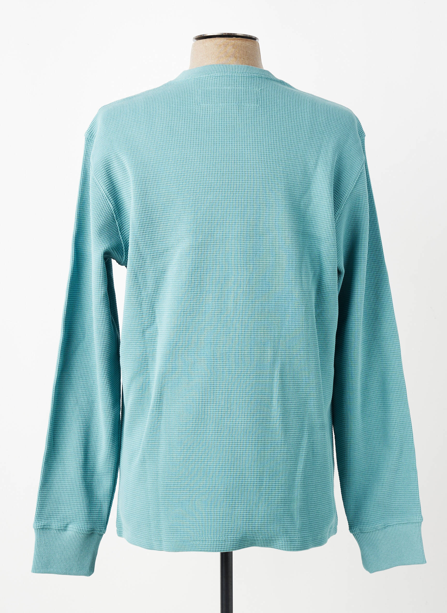 T-shirt coupe droite manches longues bleu IRON AND RESIN homme