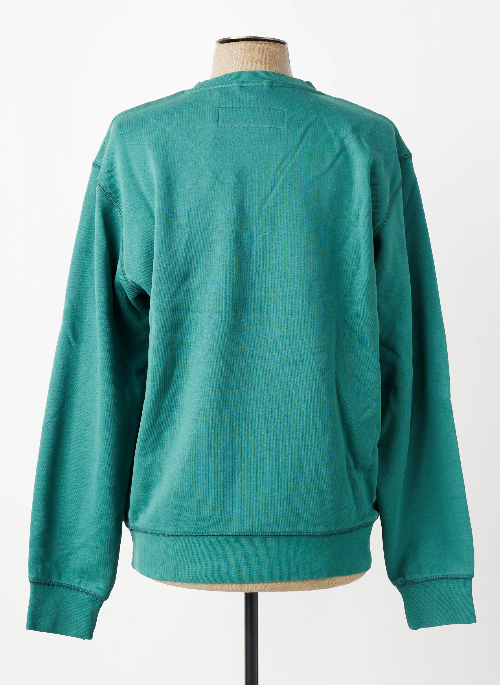 Sweat-shirt manches longues manches longues vert fonce IRON AND RESIN homme