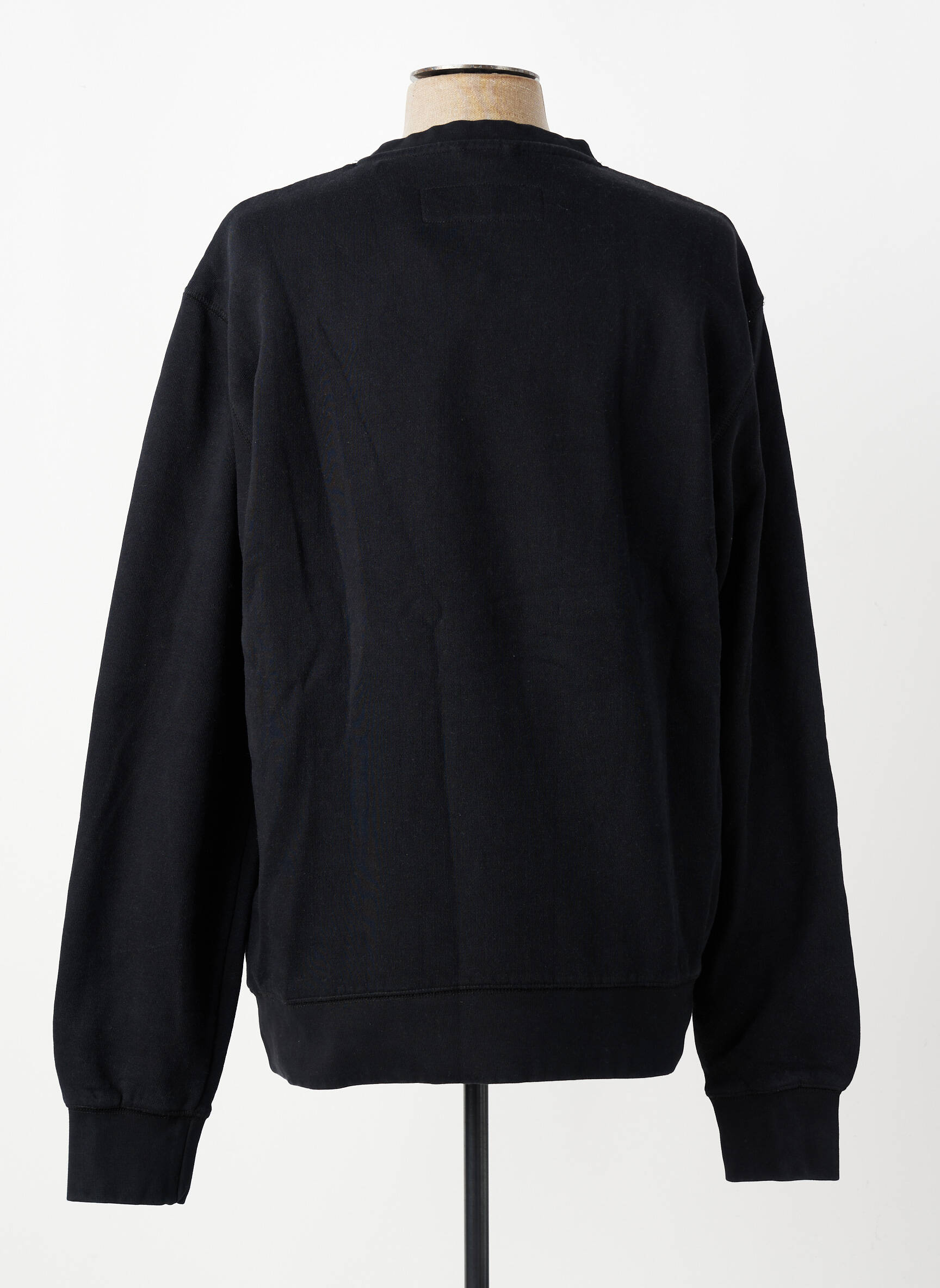 Sweat-shirt manches longues manches longues noir IRON AND RESIN homme