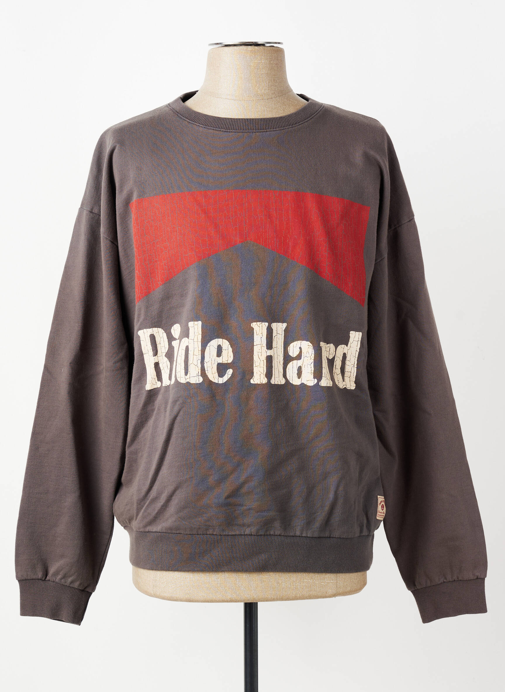 Sweat-shirt stretch manches longues gris IRON AND RESIN homme