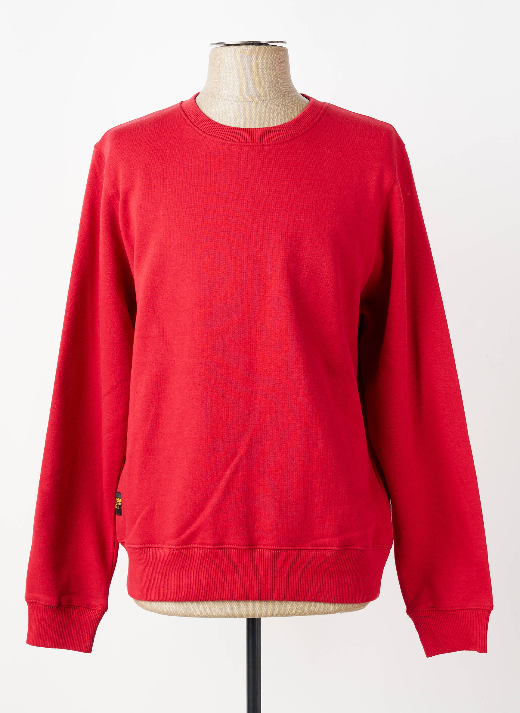 Sweat-shirt manches longues manches longues rouge DAYTONA homme