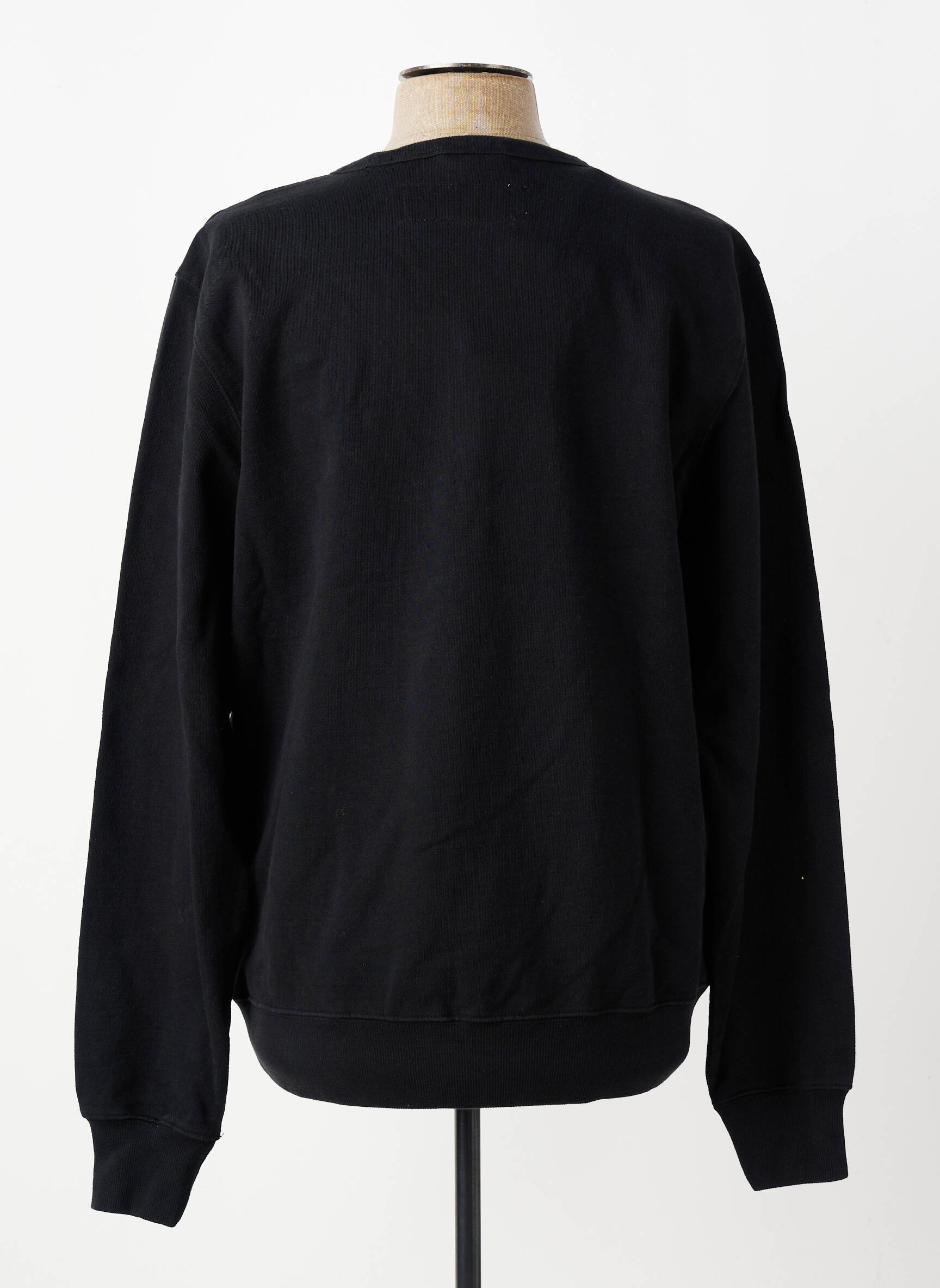 Sweat-shirt stretch manches longues noir IRON AND RESIN homme