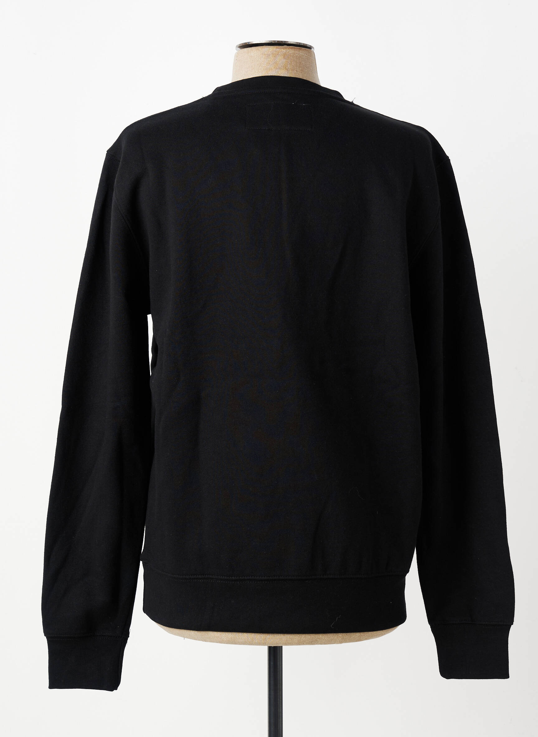 Sweat-shirt stretch manches longues noir DAYTONA homme
